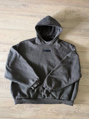 Fear of God Essentials Oversized Crewneck Sweatshirt Charcoal Gray